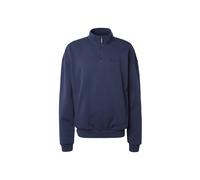 Sweater KARL KANI "Karl Kani Signature Oversized Troyer", Herren, Gr. XL, blau (dunkelblau), 65% Baumwolle, 35% Polyester, Rundhals, Sweatshirts Sweater (30303667-XL) dunkelblau