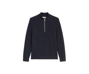 Sweater MARC O'POLO DENIM "Strickpullover Knit Pullover Longsleeve 1er Pack", Herren, Gr. XL, blau (dunkelblau), Obermaterial: 100% Baumwolle CO., Sweatshirts Sweater (52577031-XL) dunkelblau