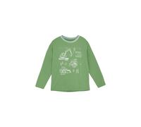 Sweater MINYMO "Sweater MIT-shirt LS", Jungen, Gr. 134, grün (peppermint), Obermaterial: 95% Baumwolle CO. 5% Elasthan EL., Sweatshirts Sweater (98585653-134) peppermint