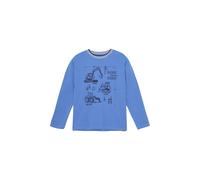 Sweater MINYMO "Sweater MIT-shirt LS", Jungen, Gr. 134, rot (regatta), Obermaterial: 95% Baumwolle CO. 5% Elasthan EL., Sweatshirts Sweater (85668940-134) regatta