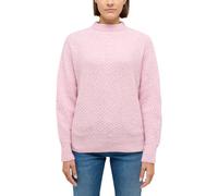 Sweater MUSTANG "Damen Style Carla", Damen, Gr. M, hellrosa, 44% Polyacryl, 36% Baumwolle, 20% Polyester, weit, Rundhals, Sweatshirts Sweater (54022009-M) hellrosa