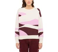 Sweater MUSTANG "Damen Style Donna", Damen, Gr. M, rosa, 52% Viskose, 27% Polyester, 21% Polyamid, relaxed fit, Sweatshirts Sweater (70228112-M)