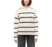 Sweater MUSTANG "Damen Style Madera", Damen, Gr. L, schwarz, 50% Baumwolle, 50% Polyacryl, regular fit, Rundhals, Sweatshirts Sweater (38784362-L)