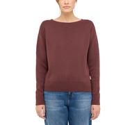 Sweater MUSTANG "Damen Style Marianna", Damen, Gr. M, dunkelbraun, 100% Baumwolle, relaxed fit, Sweatshirts Sweater (41310241-M) dunkelbraun