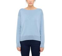Sweater MUSTANG "Damen Style Marianna", Damen, Gr. M, hellblau, 100% Baumwolle, relaxed fit, Sweatshirts Sweater (22004860-M) hellblau