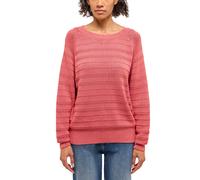Sweater MUSTANG "Damen Style Silas", Damen, Gr. M, rosa, 100% Baumwolle, regular fit, Rundhals, Sweatshirts Sweater (16888648-M) rosa