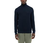 Sweater MUSTANG "Herren Style Elgin", Herren, Gr. S, blau, 100% Baumwolle, regular fit, Sweatshirts Sweater (89946531-S)