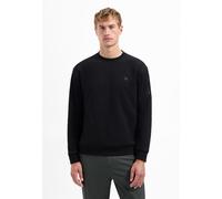 Sweater NO EXCESS "No Excess Rundhals-Sweater Sweater Crewneck Brushed inside", Herren, Gr. M, schwarz, 70% Baumwolle, 30% Polyester, Sweatshirts Sweater (65061761-M)