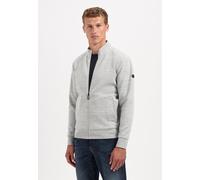 No Excess - Sweater Full Zip Stand Up-Collar Relief grey melange - Gr. - L