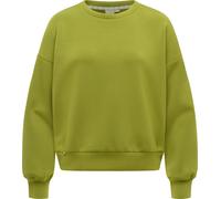 Sweater RAGWEAR "Wuss Solid", Damen, Gr. L (40), pistazie, Material: 47% Polyester, 47% Modal, 6% Elasthan, oversize hüftbedeckend, Rundhals, Ärmel ohne Ärmelschlitz Bündchen, Sweatshirts Sweater, läs
