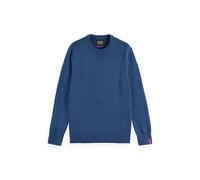 Scotch & Soda Herren Soft Knit Regular Fit Crew Neck Crewneck Pullover, Insignia Blue 410, M