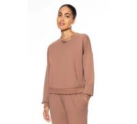 mey Damen Sweater Serie Rose, brown, Gr. S