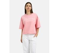 Sweater SMITH & SOUL, Damen, Gr. L, rosa (bubblegum), Sweatware, Material: 95% Baumwolle, 5% Elasthan, unifarben, gerade kurz, Rundhals, eingesetzt gerader Abschluss, Sweatshirts Sweater, mit Baumwoll