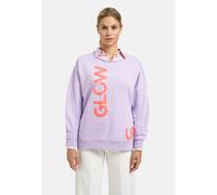 Sweater SMITH & SOUL, Damen, Gr. XL, lila (lavender), Sweatware, Material: 70% Baumwolle, 20% Modal, 10% Polyester, bedruckt, oversize normal, Rundhals, eingesetzt Rippbündchen, Sweatshirts Sweater, m