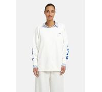 Sweater SMITH & SOUL, Damen, Gr. XL, weiß (sanftes weiß), Sweatware, Material: 70% Baumwolle, 20% Modal, 10% Polyester, bedruckt, oversize normal, Rundhals, eingesetzt Rippbündchen, Sweatshirts Sweate