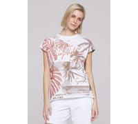 Sweater SOCCX, Damen, Gr. XL/XXL, weiß, Sweatware, Material: 100% Baumwolle, bedruckt, relaxed fit normal, Rundhals, angeschnitten gerader Abschluss, Sweatshirts Sweater, aus Baumwolle (30612410-XL) w