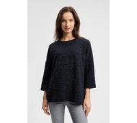 Sweater SOCCX, Damen, Gr. XS/S, blau, Sweatware, Material: 51% Polyester, 45% Viskose, 4% Elasthan, bedruckt, regular fit normal, Rundhals, eingesetzt gerader Abschluss, Sweatshirts Sweater, mit All O