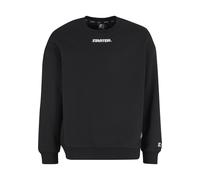 Sweater STARTER BLACK LABEL "Starter Black Label Starter Small Logo Essential Crew", Herren, Gr. M, schwarz, 75% Baumwolle, 20% Polyester, 5% Viskose, Rundhals, Sweatshirts Sweater (79141038-M) schwar