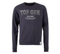 Sweater TOP GUN "TG20213007" Gr. 56 (XXL), blau (navy) Herren Sweatshirts (51094502-XXL)