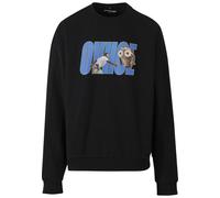 Sweater "Upscale by Mister Tee Ovhoe Oversize Crewneck", Herren, Gr. S, schwarz, 100% Baumwolle, UPSCALE BY MISTER TEE, bedruckt, Rundhals, Sweatshirts Sweater (31410715-S) schwarz