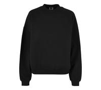 Urban Classics Damen Sweatshirt Ladies Oversized Organic Crewneck Black XS