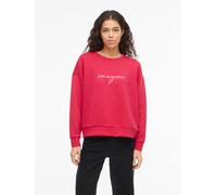 Sweater VILA "VISIFFI IMAGINE O-NECK L/S TOP/PB", Damen, Gr. XS, jazzy print:embroidery cherry blossom, fiji, Sweatware, Obermaterial: 80% Polyester, 15% Viskose, 5% Elasthan, bedruckt, regular fit no