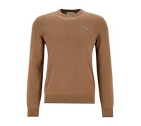 Lacoste Regular Fit Pullover braun, Einfarbig