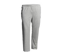 Sweathose AHORN SPORTSWEAR, Herren, Gr. 3XL, EURO-Größen, grau (grau, meliert), 70% Baumwolle, 30% Polyester, bestickt, meliert, lang, Hosen Sweathose, in schlichtem Design (20505967-XXXL) grau, melie