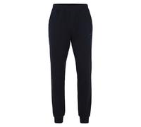 Sweathose AHORN SPORTSWEAR, Herren, Gr. 5XL, EURO-Größen, schwarz, 100% Baumwolle, unifarben, lang, Hosen Sweathose, mit kleiner Logo-Stickerei (40750231-5XL) schwarz