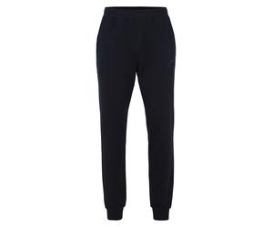 Sweathose AHORN SPORTSWEAR, Herren, Gr. 8XL, EURO-Größen, schwarz, 100% Baumwolle, unifarben, lang, Hosen Sweathose, mit kleiner Logo-Stickerei (40750231-8XL) schwarz