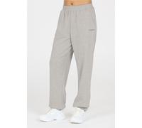 Sweathose ATHLECIA "Atkins", Damen, Gr. 40, EURO-Größen, hellgrau, meliert, 65% Polyester, 35% Baumwolle, unifarben, lang, Hosen Sweathose, aus angenehm weichem Material (83863647-40) hellgrau, melier