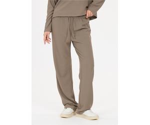 Sweathose ATHLECIA "Cardall", Damen, Gr. 36, EURO-Größen, beige (braun), 66% Polyester, 28% Viskose, 6% Elasthan, unifarben, lang, Hosen Sweathose, Komfort (26121564-36) braun