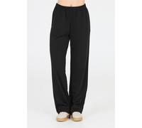 Sweathose ATHLECIA "Crecy", Damen, Gr. 34, EURO-Größen, schwarz, 50% Baumwolle, 48% Polyester, 2% Elasthan, unifarben, lang, Hosen Sweathose, Mit atmungsaktivem Tragekomfort (17940714-34) schwarz