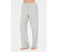Sweathose ATHLECIA "Crecy", Damen, Gr. 36, EURO-Größen, hellgrau, 50% Baumwolle, 48% Polyester, 2% Elasthan, unifarben, lang, Hosen Sweathose, Mit atmungsaktivem Tragekomfort (82749110-36) hellgrau