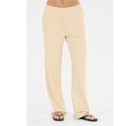 Sweathose ATHLECIA "Crecy", Damen, Gr. 38, EURO-Größen, beige, 50% Baumwolle, 48% Polyester, 2% Elasthan, unifarben, lang, Hosen Sweathose, Mit atmungsaktivem Tragekomfort (68547258-38) beige