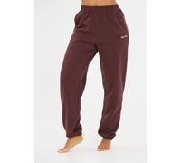 Sweathose ATHLECIA "Giannis", Damen, Gr. 36, EURO-Größen, braun, 65% Polyester, 35% Baumwolle, unifarben, lang, Hosen Sweathose, mit bequemem Dehnbund (85018460-36) braun