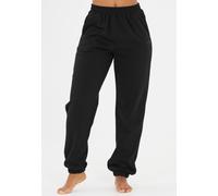 Sweathose ATHLECIA "Giannis", Damen, Gr. 36, EURO-Größen, schwarz, 65% Polyester, 35% Baumwolle, unifarben, lang, Hosen Sweathose, mit bequemem Dehnbund (81928221-36) schwarz