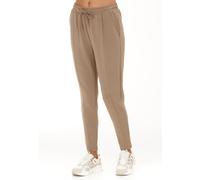 Sweathose ATHLECIA "Jacey", Damen, Gr. 34, EURO-Größen, grau (taupe), 51% Polyester, 44% Modal, 5% Elasthan, unifarben, Hosen Sweathose, aus weichem Modalmix (43472336-34) taupe