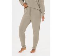Sweathose ATHLECIA "Jacey", Damen, Gr. 36, EURO-Größen, beige (hellbeige), 51% Polyester, 44% Modal, 5% Elasthan, unifarben, lang, Hosen Sweathose, aus weichem Modalmix (40283921-36) hellbeige