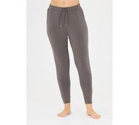 Sweathose ATHLECIA "Jacey", Damen, Gr. 36, EURO-Größen, braun (braun, lila), 51% Polyester, 44% Modal, 5% Elasthan, unifarben, lang, Hosen Sweathose, aus weichem Modalmix (86419534-36) braun, lila