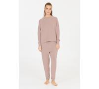 Sweathose ATHLECIA "Jacey", Damen, Gr. 36, EURO-Größen, pink (rosa, pastell), 51% Polyester, 44% Modal, 5% Elasthan, unifarben, lang, Hosen Sweathose, aus weichem Modalmix (91595850-36) rosa, pastell