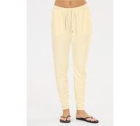 Sweathose ATHLECIA "Jacey", Damen, Gr. 40, EURO-Größen, beige (senf), 51% Polyester, 44% Modal, 5% Elasthan, unifarben, lang, Hosen Sweathose, aus weichem Modalmix (54479265-40) senf