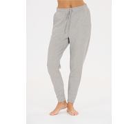Sweathose ATHLECIA "Jacey", Damen, Gr. 40, EURO-Größen, grau (anthrazit, grau), 51% Polyester, 44% Modal, 5% Elasthan, unifarben, lang, Hosen Sweathose, aus weichem Modalmix (63748149-40) anthrazit, g