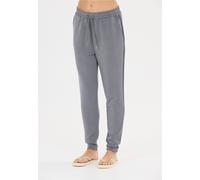 Sweathose ATHLECIA "Jacey", Damen, Gr. 40, EURO-Größen, grau, blau, 51% Polyester, 44% Modal, 5% Elasthan, unifarben, lang, Hosen Sweathose, aus weichem Modalmix (29077844-40) grau, blau