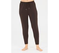 Sweathose ATHLECIA "Jacey", Damen, Gr. 42, EURO-Größen, braun (dunkelbraun), 51% Polyester, 44% Modal, 5% Elasthan, unifarben, lang, Hosen Sweathose, aus weichem Modalmix (28890749-42) dunkelbraun