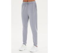 Sweathose ATHLECIA "Jacey", Damen, Gr. 44, EURO-Größen, blau (hellblau), 51% Polyester, 44% Modal, 5% Elasthan, unifarben, lang, Hosen Sweathose, aus weichem Modalmix (63917656-44) hellblau