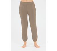 Sweathose ATHLECIA "Jillnana V2", Damen, Gr. 46, EURO-Größen, grün (hellbraun), 51% Polyester, 44% Modal, 5% Elasthan, unifarben, lang, Hosen Sweathose, aus angenehm weichem Material (68904030-46) hel