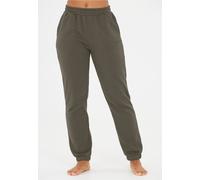 Sweathose ATHLECIA "Ruthie", Damen, Gr. 44, EURO-Größen, grau (anthrazit), 65% Polyester, 35% Baumwolle, unifarben, Hosen Sweathose, Im relaxten Look mit weichem Tragegefühl (50548620-44) anthrazit