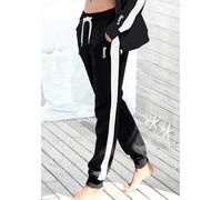 BENCH. LOUNGEWEAR Sweathose Damen schwarz-weiß Gr.52/54
