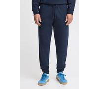 Sweathose BLEND "BHMBHANDI", Herren, Gr. L, US-Größen, marineblaus, Sweatware, 60% Baumwolle, 40% Polyester, unifarben, Basic, normal knöchellang, Hosen Sweathose, Gemütliche Jogginghose mit Taschen (